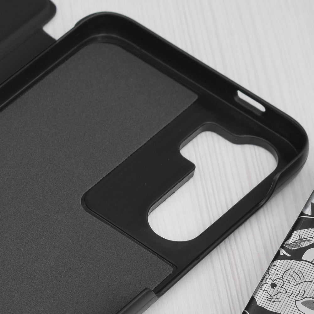 Hülle für Samsung Galaxy S23 FE S711, Techsuit, eFold, Schwarz