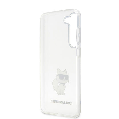 Hülle für Samsung Galaxy S23 S911, Karl Lagerfeld, Ikonik Choupette, Transparent