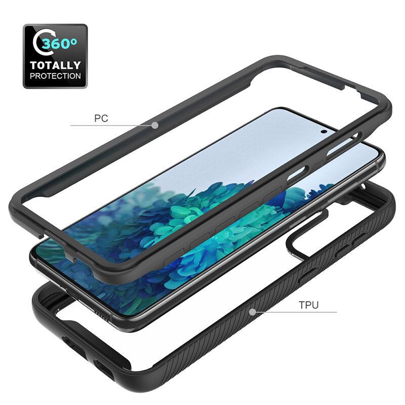 Hülle für Samsung Galaxy S23 S911, Techsuit, Defense360 Pro, Schwarz