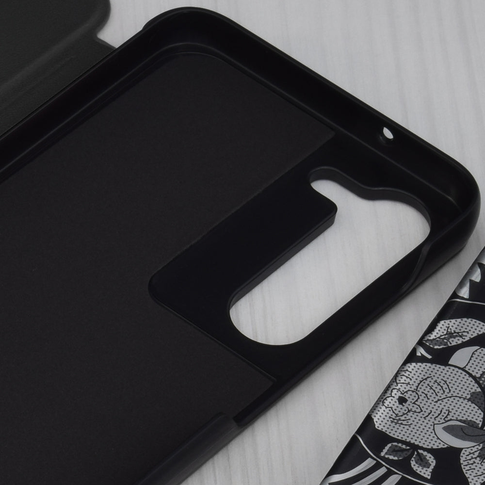Hülle für Samsung Galaxy S23 S911, Techsuit, eFold, Schwarz