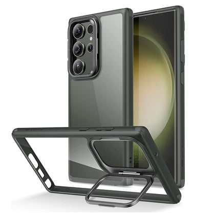 Hülle für Samsung Galaxy S23 Ultra S918, ESR, Classic Kickstand, Transparent Grün