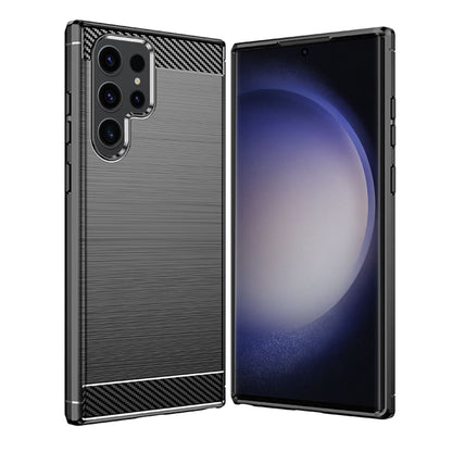 Case for Samsung Galaxy S23 Ultra S918, Techsuit, Carbon, Black