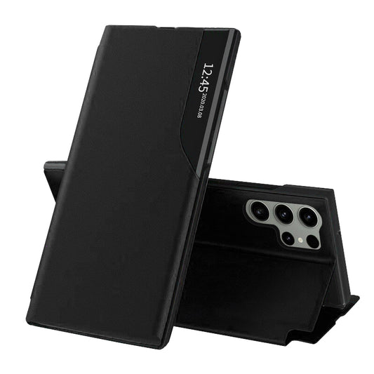 Hülle für Samsung Galaxy S23 Ultra S918, Techsuit, eFold, Schwarz