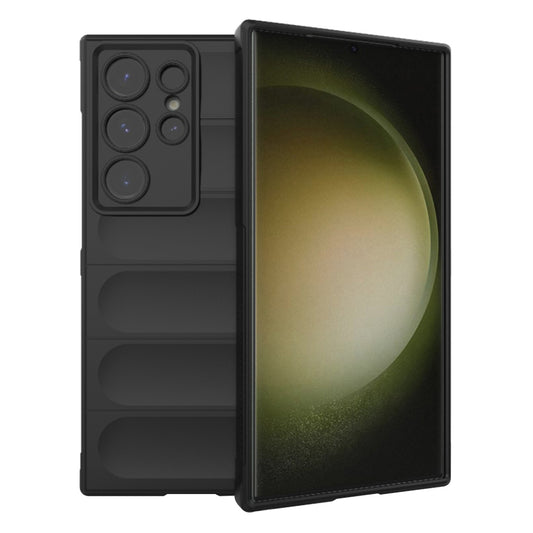 Hülle für Samsung Galaxy S23 Ultra S918, Techsuit, Magic Shield, Schwarz