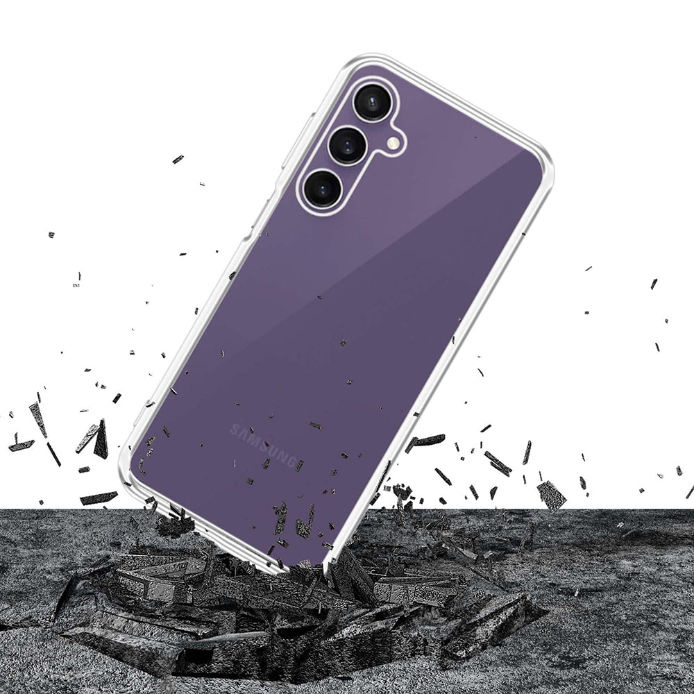 Hülle für Samsung Galaxy S24 FE S721, 3MK, Klar, Transparent