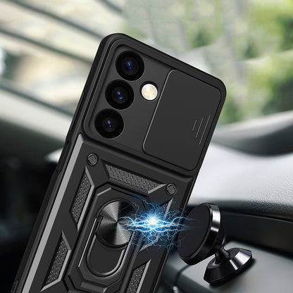 Hülle für Samsung Galaxy S24 FE S721, Techsuit, CamShield, Blau