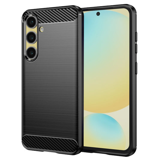 Hülle für Samsung Galaxy S24 FE S721, Techsuit, Carbon, Schwarz