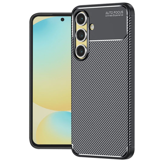 Hülle für Samsung Galaxy S24 FE S721, Techsuit, CarbonFiber, Schwarz