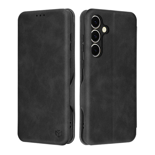 Hülle für Samsung Galaxy S24 FE S721, Techsuit, Safe Wallet Plus, Schwarz