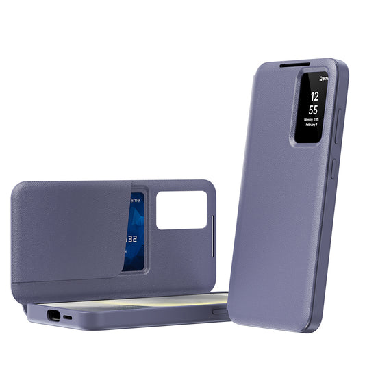 Hülle für Samsung Galaxy S24 FE S721, Techsuit, SmartView, Lila