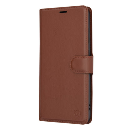 Case for Samsung Galaxy S24+ S926, Techsuit, Leather Folio, Brown