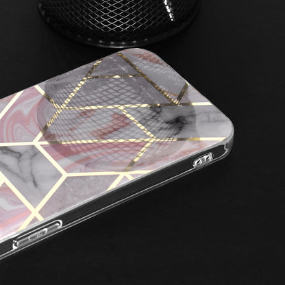 Hülle für Samsung Galaxy S24+ S926, Techsuit, Marble, Rosa