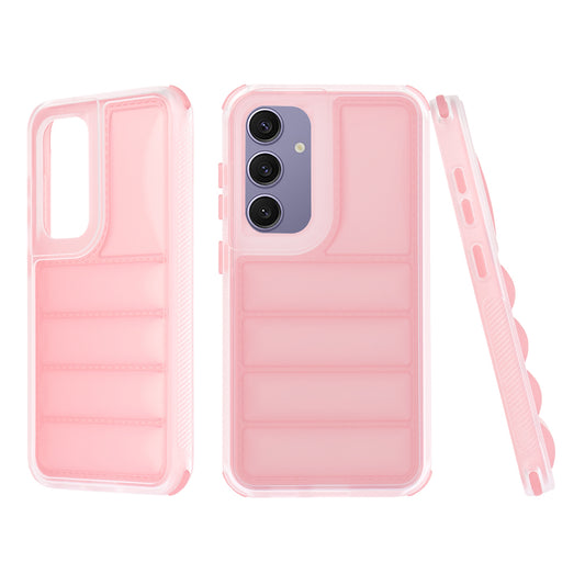 Case for Samsung Galaxy S24+ S926, Techsuit, Wave Shield, Pink