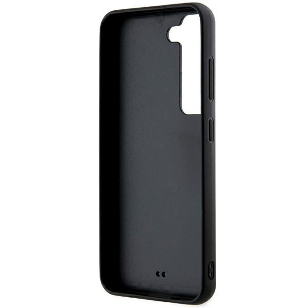 Hülle für Samsung Galaxy S24 S921, Karl Lagerfeld, 3D Rubber Glitter Logo, Schwarz