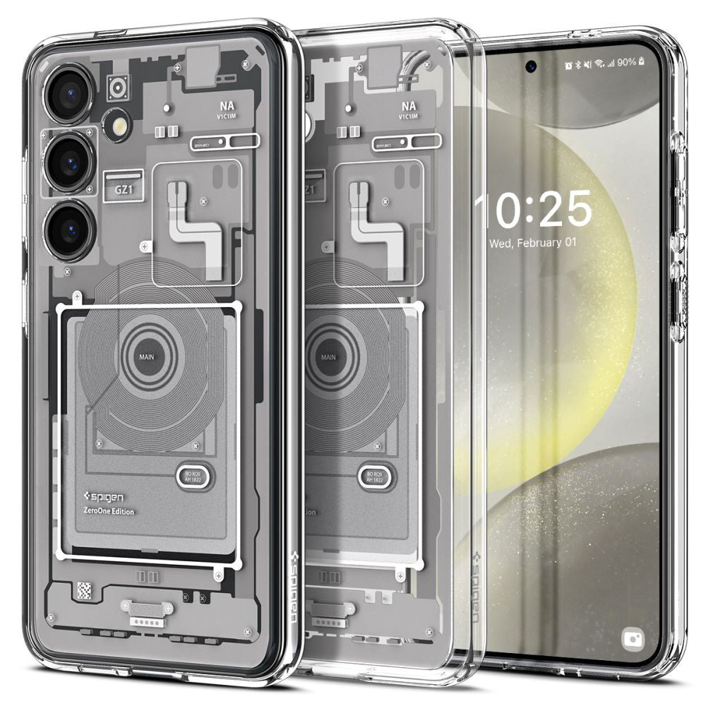Hülle für Samsung Galaxy S24 S921, Spigen, Ultra Hybrid Zero One, Weiß