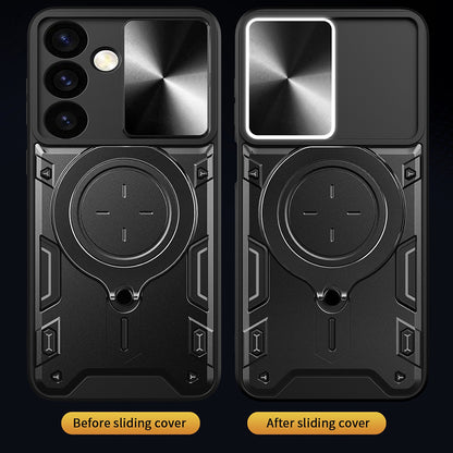 Hülle für Samsung Galaxy S24 S921, Techsuit, CamGuard Pro, Blau