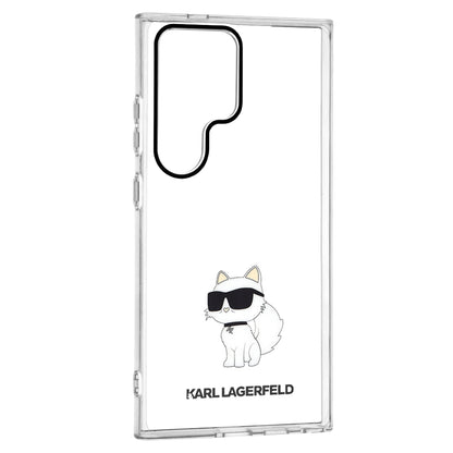 Hülle für Samsung Galaxy S24 Ultra S928, Karl Lagerfeld, IML Luxury Choupette, Transparent