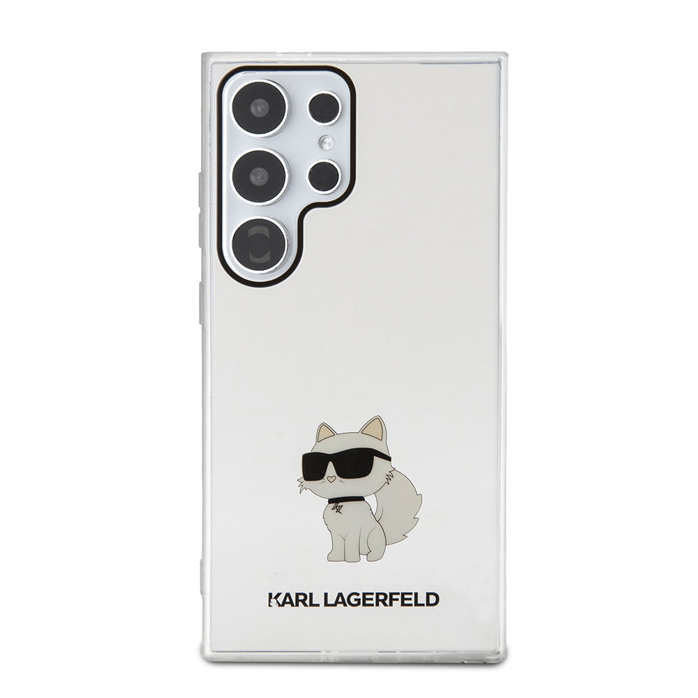 Hülle für Samsung Galaxy S24 Ultra S928, Karl Lagerfeld, IML Luxury Choupette, Transparent