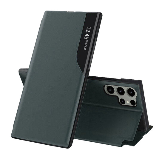 Hülle für Samsung Galaxy S24 Ultra S928, Techsuit, eFold, Grün
