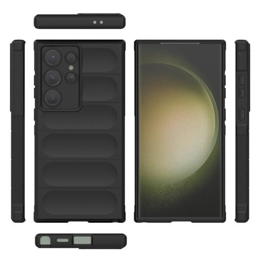 Hülle für Samsung Galaxy S24 Ultra S928, Techsuit, Magic Shield, Schwarz