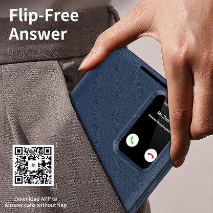 Case for Samsung Galaxy S24 Ultra S928, Techsuit, SmartView, Blue