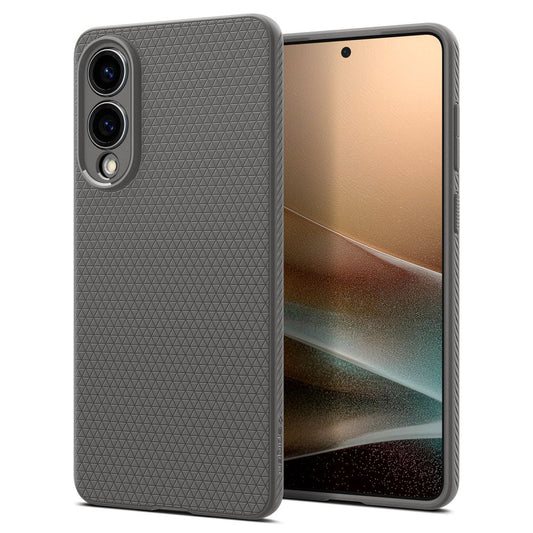 Hülle für Samsung Galaxy S25 Edge S937, Spigen, Liquid Air, Grau