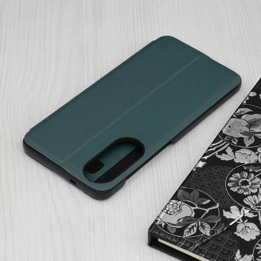 Hülle für Samsung Galaxy S25 Edge S937, Techsuit, eFold, Grün