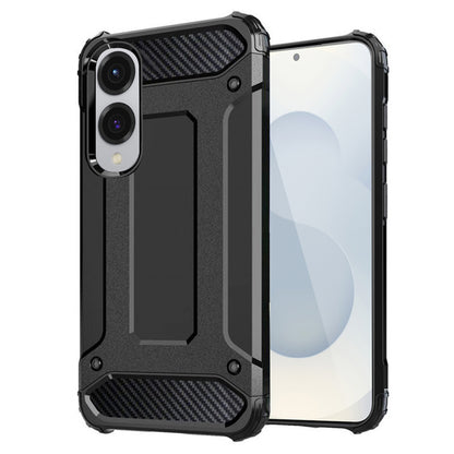 Hülle für Samsung Galaxy S25 Edge S937, Techsuit, Hybrid Armor, Schwarz
