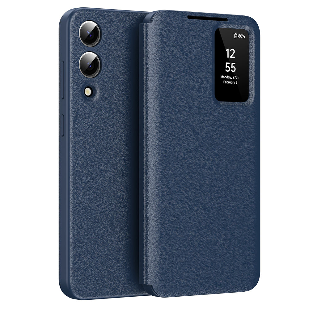 Hülle für Samsung Galaxy S25 Edge S937, Techsuit, SmartView, Blau