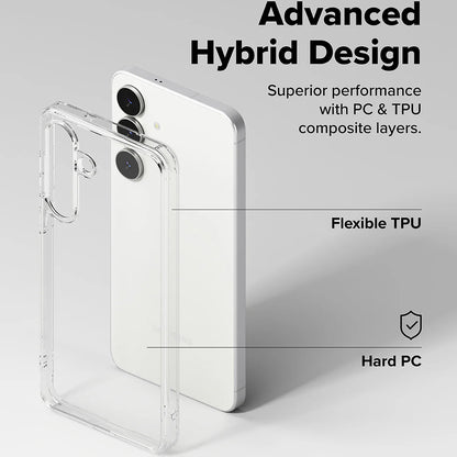 Hülle für Samsung Galaxy S25 FE, Ringke, Fusion, Matt Transparent