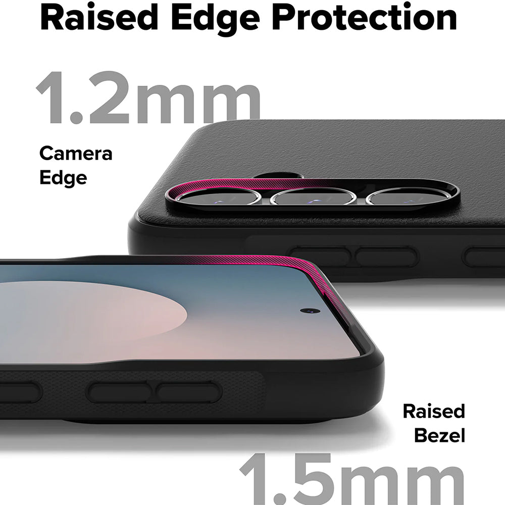 Hülle für Samsung Galaxy S25 FE, Ringke, Onyx, Schwarz