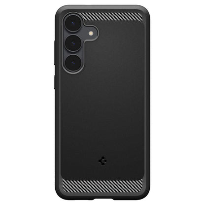 Hülle für Samsung Galaxy S25 FE, Spigen, Rugged Armor, Mattschwarz ACS10025