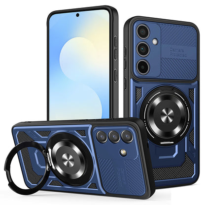 Hülle für Samsung Galaxy S25 FE, Techsuit, RuggedCam, Blau