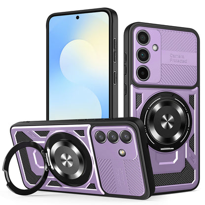 Hülle für Samsung Galaxy S25 FE, Techsuit, RuggedCam, Lila