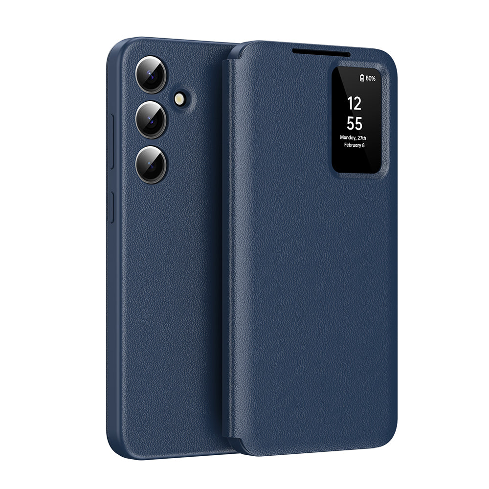 Hülle für Samsung Galaxy S25 FE, Techsuit, SmartView, Blau