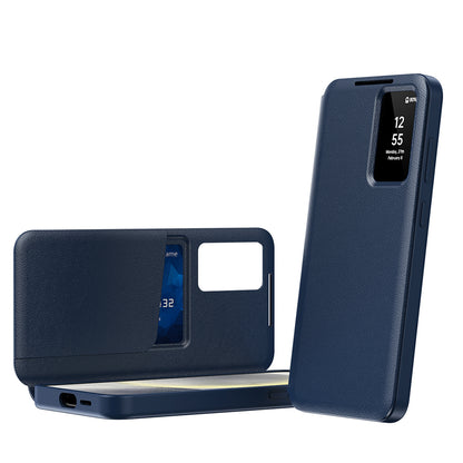 Hülle für Samsung Galaxy S25 FE, Techsuit, SmartView, Blau