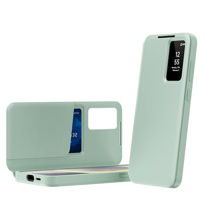 Hülle für Samsung Galaxy S25 FE, Techsuit, SmartView, Grün
