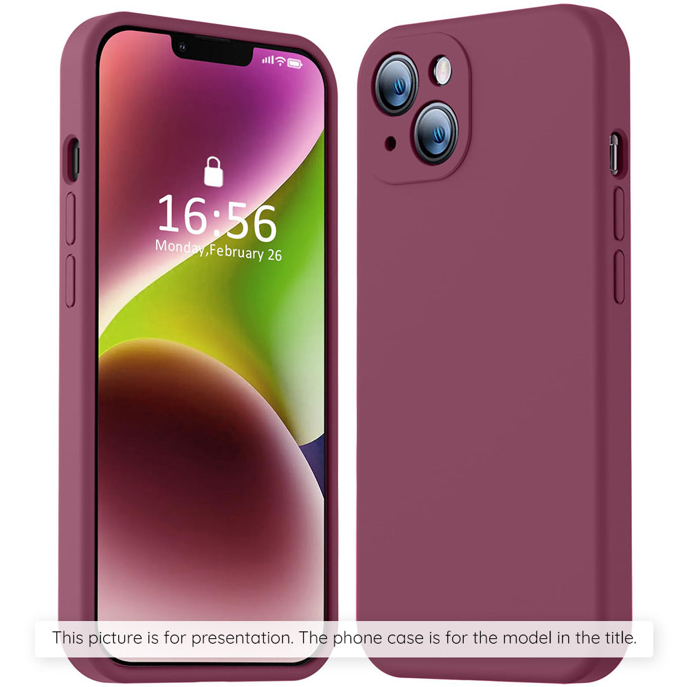 Hülle für Samsung Galaxy S25 FE, Techsuit, SoftFlex, Weinrot