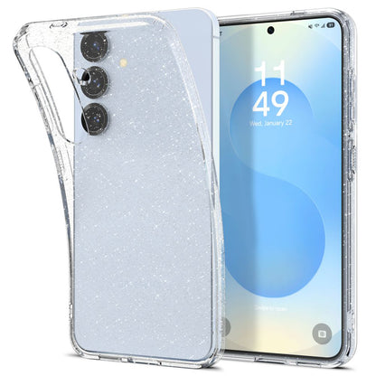 Hülle für Samsung Galaxy S25+ S936, Spigen, Liquid Crystal Glitter, Transparent