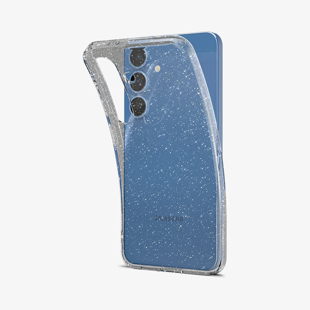 Hülle für Samsung Galaxy S25+ S936, Spigen, Liquid Crystal Glitter, Transparent