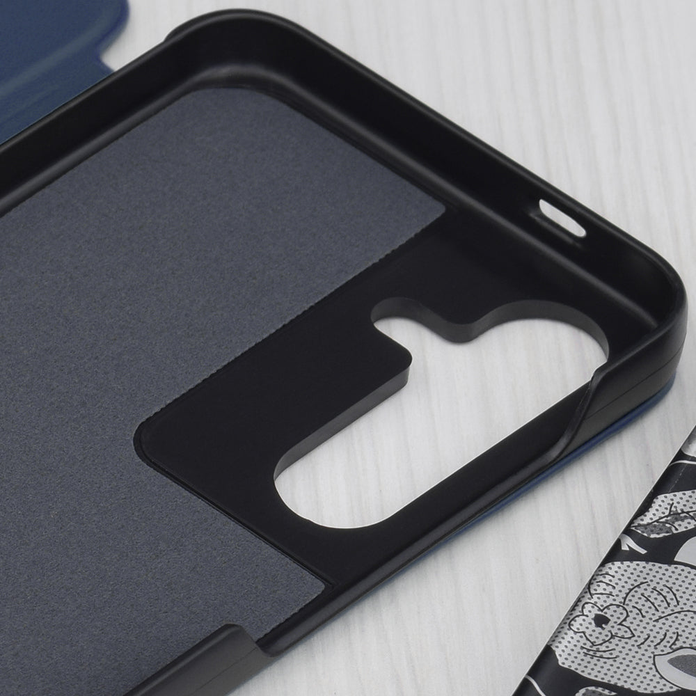 Hülle für Samsung Galaxy S25+ S936, Techsuit, eFold, Dunkelblau