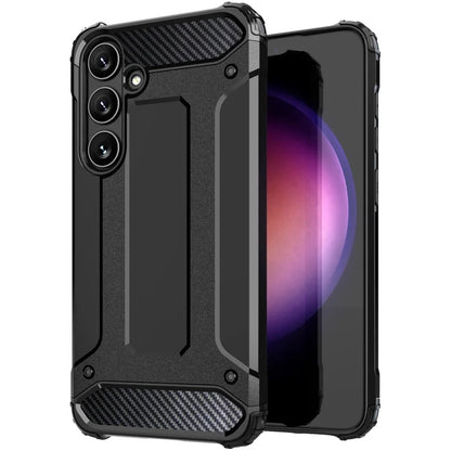 Hülle für Samsung Galaxy S25+ S936, Techsuit, Hybrid Armor, Schwarz