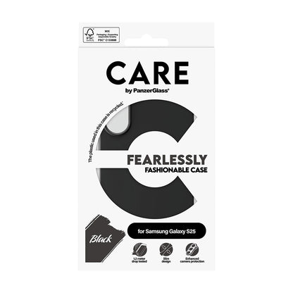 Hülle für Samsung Galaxy S25 S931, PanzerGlass, Care Fashionable, Schwarz