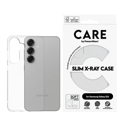 Hülle für Samsung Galaxy S25 S931, PanzerGlass, modisch, Transparent