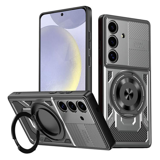 Hülle für Samsung Galaxy S25 S931 / S24 S921, Techsuit, RuggedCam, Grau