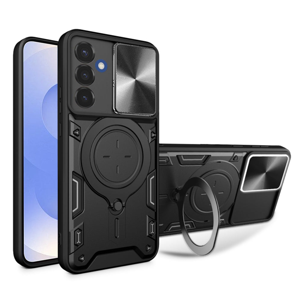 Hülle für Samsung Galaxy S25 S931, Techsuit, CamGuard Pro, Schwarz