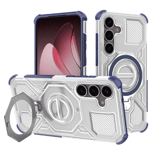 Hülle für Samsung Galaxy S25 S931, Techsuit, Carbon Shield Pro, Blau