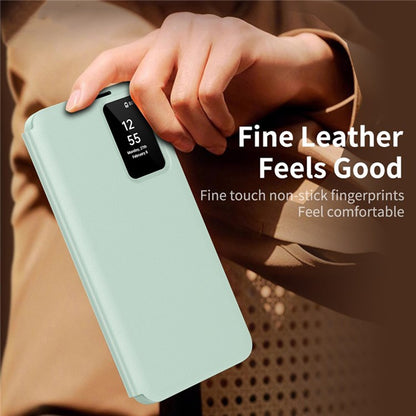 Hülle für Samsung Galaxy S25 Ultra S938, Techsuit, SmartView, Grün