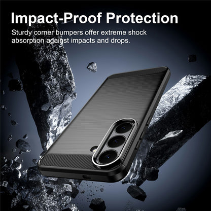 Hülle für Samsung Galaxy S26 FE / S25 FE, Techsuit, Carbon, Blau