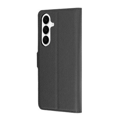 Hülle für Samsung Galaxy S26 FE / S25 FE, Techsuit, Leder-Folio, Schwarz